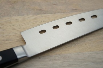 Satake Satoru Nóż Szefa Air Hole 18cm Japoński