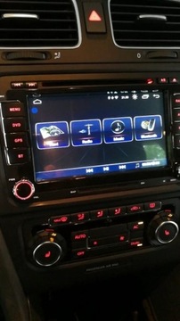 Магнитола 7 дюймов Android 12 VW GPS navi wifi Golf PL