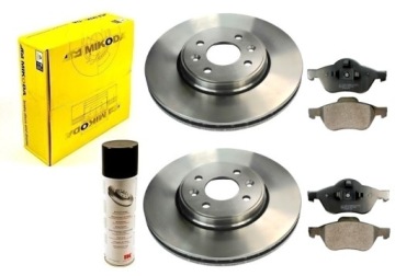 фото thumb №1, Тормозные диски тормозные колодки renault megane ii scenic ii 2003-2009 перед 280mm система ate