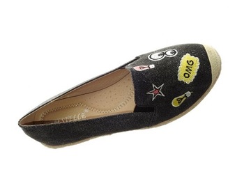 ESPADRYLE DAMSKIE H861 Black r.37