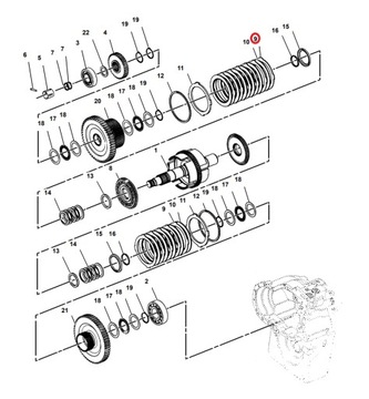 НАКЛАДКА СЦЕПЛЕНИЯ CAT TH62 TH63 TH82 TH83 8I4484