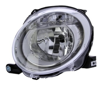 фото thumb №3, Фара ближний лампа перед fiat 500 07- комплект