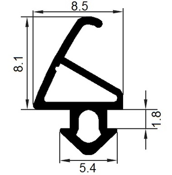 Уплотнитель оконный КГ-5