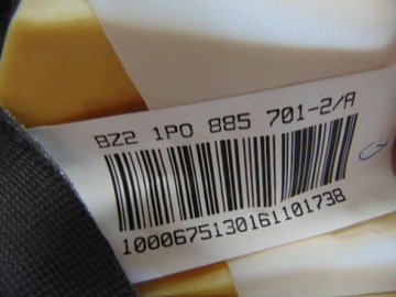 фото thumb №9, Подушка безопасности сиденье правый задняя seat leon ii 1p0885702a