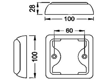 LAMP 25 Светодиодное освещение Фургон TIR BUS RS