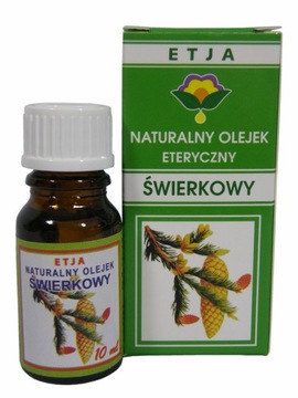 Naturalny olejek eteryczny świerkowy, Etja, 10 ml