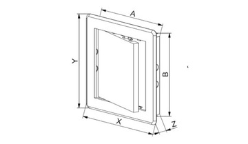 AWENTA ДВЕРНАЯ ПОКРЫТКА DT10 150x150 КОРИЧНЕВАЯ