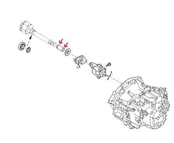 фото thumb №15, Втулка полуось правой renault 7700858979 laguna org