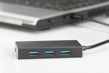 4-портовый активный концентратор USB 3.0 Digitus DA-70240-1