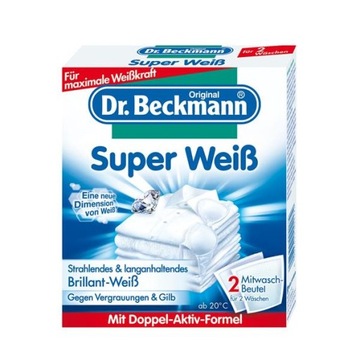 Dr. Beckmann Wybielacz saszetki do Tkanin 2x40g