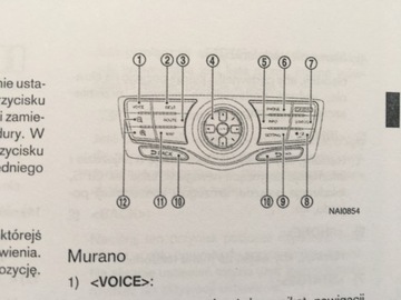 NISSAN MURANO навигация руководство пользователя на польском языке