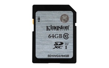 Карта KINGSTON LARGE SD SDHC 64 ГБ SDX UHS КЛАСС 10