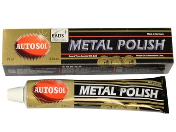 Полировальная паста AUTOSOL METAL POLISH 75мл для ЛЮБОГО ЦВЕТНОГО МЕТАЛЛА 382