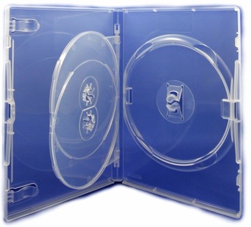 Коробка Amaray для 3 DVD Super Clear, качество 14 мм!