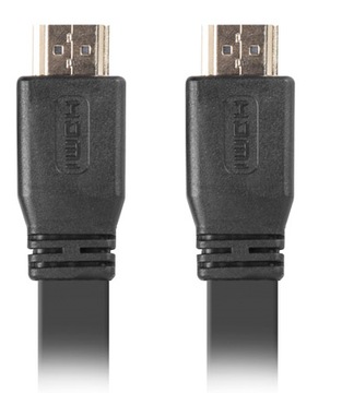 ПЛОСКИЙ КАБЕЛЬ HDMI V2.0 LANBERG черный 3М