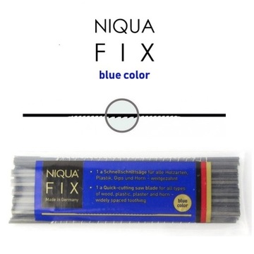 Пилки для волос NIQUA FIX Blue N8 (144 шт.)