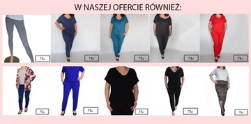 Legginsy wiskoza,getry,leginsy 48 CZARNY czerń