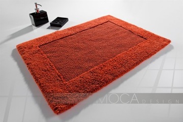 DYWANIK GRUBY BAWEŁNA MOCA DESIGN 60x60 POMARAŃCZ