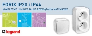 LEGRAND Forix Łącznik schodowy IP20 natynkowy