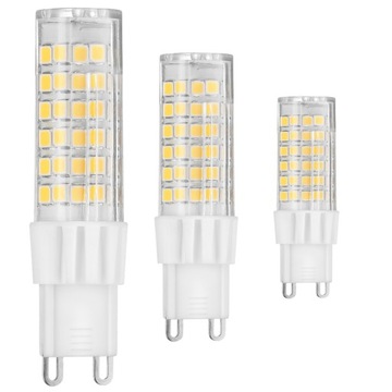 Żarówka LED G9 SMD 2835 8W 810lm 75W ciepła zimna