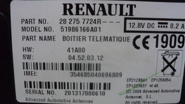 фото thumb №5, Модуль блок управления 282757724r ze kangoo iii 14r- eu