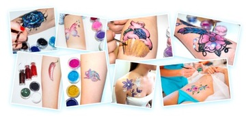 Блеск-тату КЛЕЙ для тела GLITTER TATTOO Блестящая татуировка 16мл