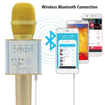 БЕСПРОВОДНОЙ МИКРОФОН КАРАОКЕ ДИНАМИК BLUETOOTH