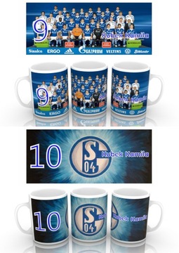 Керамическая кружка FC Schalke 04 + ИМЯ в подарок