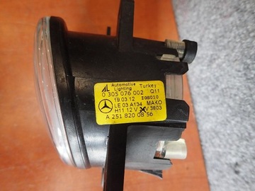 фото thumb №2, Противотуманная фара правый mercedes r-klasa w251