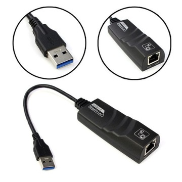 Adapter USB 3.0 RJ45 Ethernet Gigabit 10/100/1000