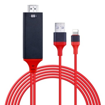 Кабель-адаптер MHL iPhone HDMI 8 PIN 5 6 7 iPad TV