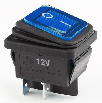 WŁĄCZNIK PRZEŁĄCZNIK HERMETYCZNY 12V IP65 BLUE PH2