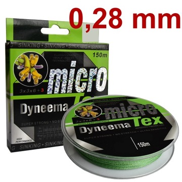 МОСТОВАЯ ЛЕСКА 150 м Micro Tex Green 0,28 мм