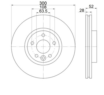 MIKODA 0748 ДИСКИ FORD MONDEO IV MK4 07 - передние