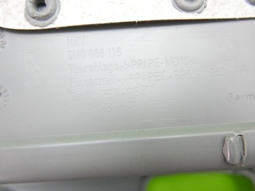 фото thumb №7, Обивка боковина дверь зад правые vw golf plus 04-