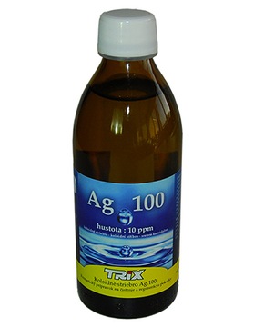 NANO SREBRO KOLOIDALNE 300 ml 10 ppm szklo TOP