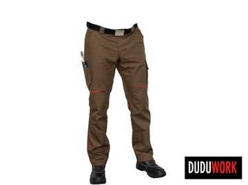 DuduWork РАБОЧИЕ БРЮКИ Коричневый размер. 48
