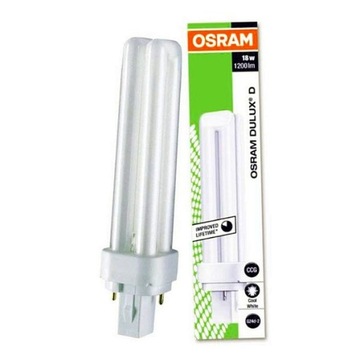 OSRAM DULUX D 18 Вт/840, 18 Вт, 100 В, G24d-2