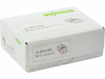 WAGO COMPACT 2-проводной быстродействующий разъем