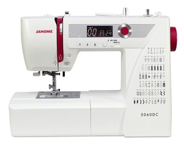 ШВЕЙНАЯ МАШИНА JANOME 5060DC + ИГЛЫ + НИТИ + МЕРКИ