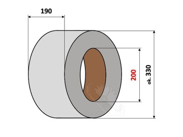 Лента CC60 19мм 600м полиэфирная композитная лента CS60