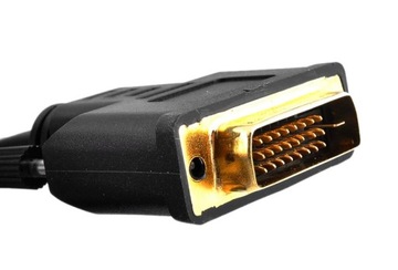 005 КАБЕЛЬ DVI-HDMI 2М M/M FULL HD ЗОЛОТОЙ