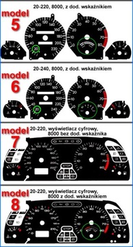 Peugeot 306 INDIGLO узор циферблатов 5 MoMan