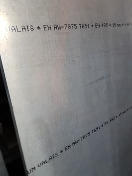 Алюминиевый, алюминиевый лист 100 мм PA9 7075 T651