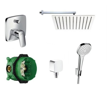 Hansgrohe Logis скрытого монтажа с дождевиком. 25 см