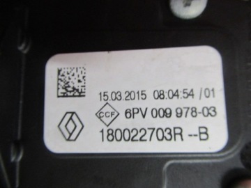 DACIA SANDERO II 2 ПЕДАЛЬ ГАЗА 180022703R