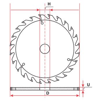 WIDIA I-C 180/20 T24 ПИЛА ПО ДЕРЕВУ