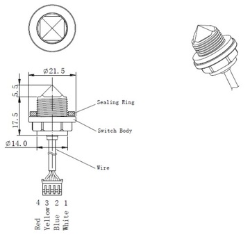 Оптический датчик уровня FS-IR12 (150 см)