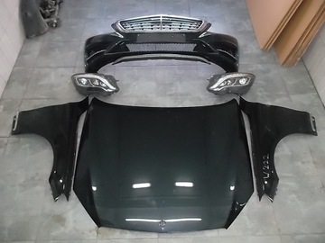 фото thumb №2, Mercedes s клас 222 amg w222 капот перед повний pas