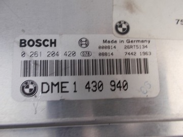 ДВИГАТЕЛЬ КОМПЬЮТЕР BMW E46 318 1.8 118KM M43 98-01